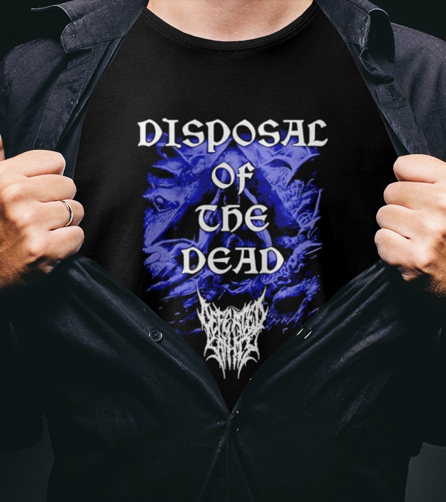 Extreme Death Metal Defecated Saints Disposal Of The Dead T-Shirt