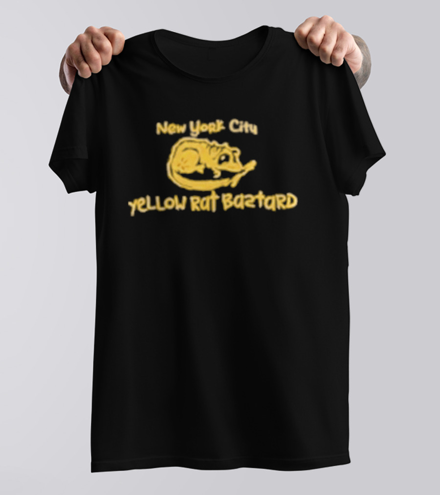 New York City Yellow Rat Bastard Iconic Urban Streetwear Brand T-Shirt
