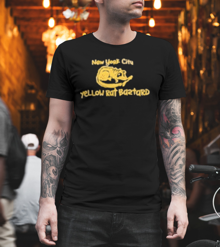 New York City Yellow Rat Bastard Iconic Urban Streetwear Brand T-Shirt