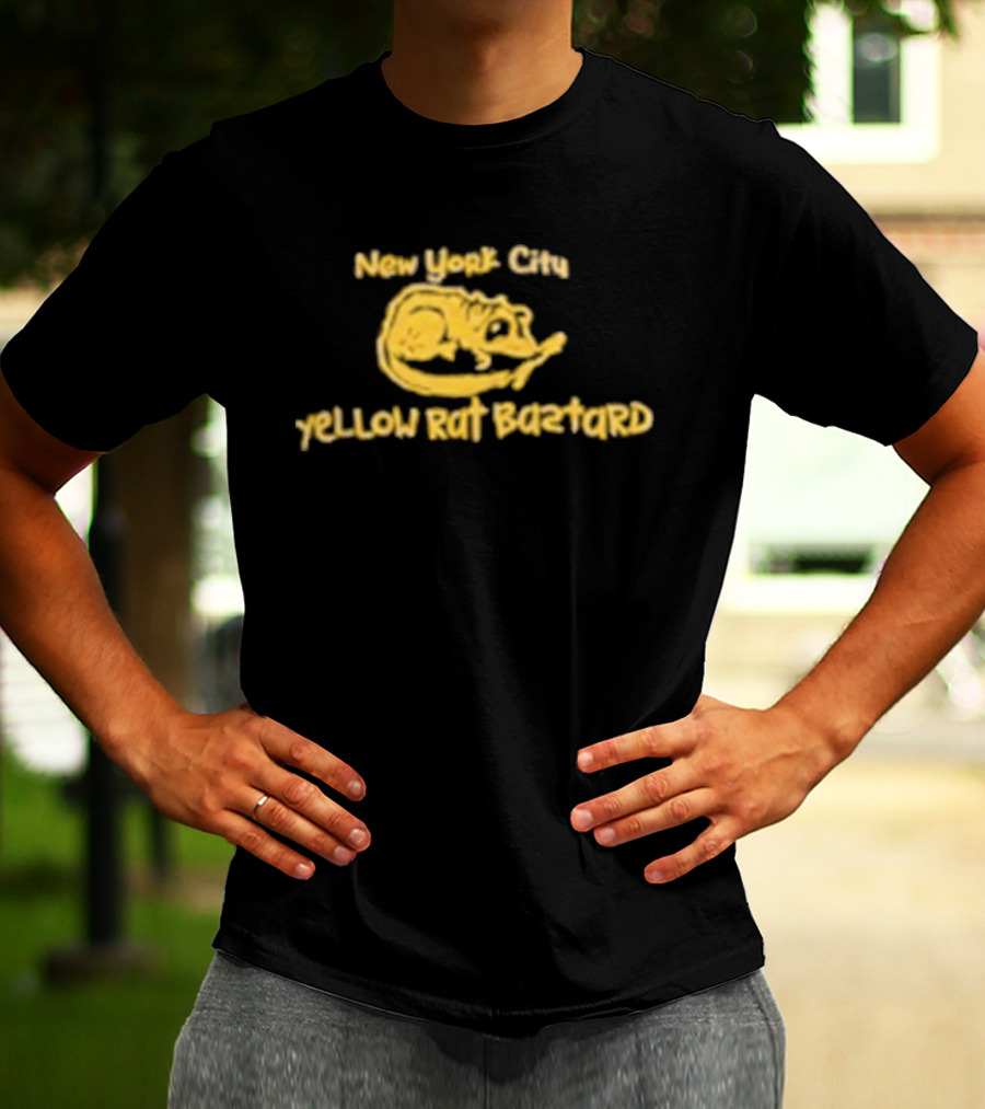 New York City Yellow Rat Bastard Iconic Urban Streetwear Brand T-Shirt