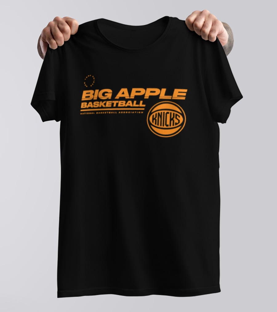 Big Apple Basketball New York Knicks National Basketball Association T-Shirt