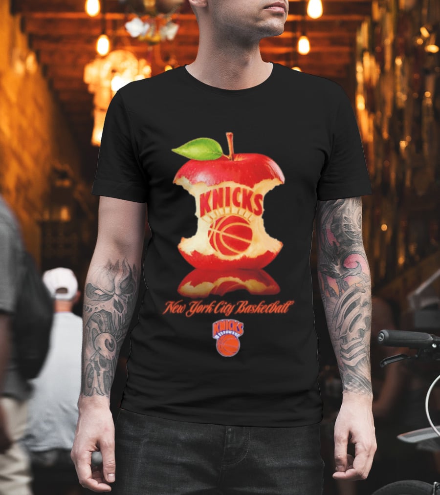 New York Knicks Big Apple Basketball NYC T-Shirt