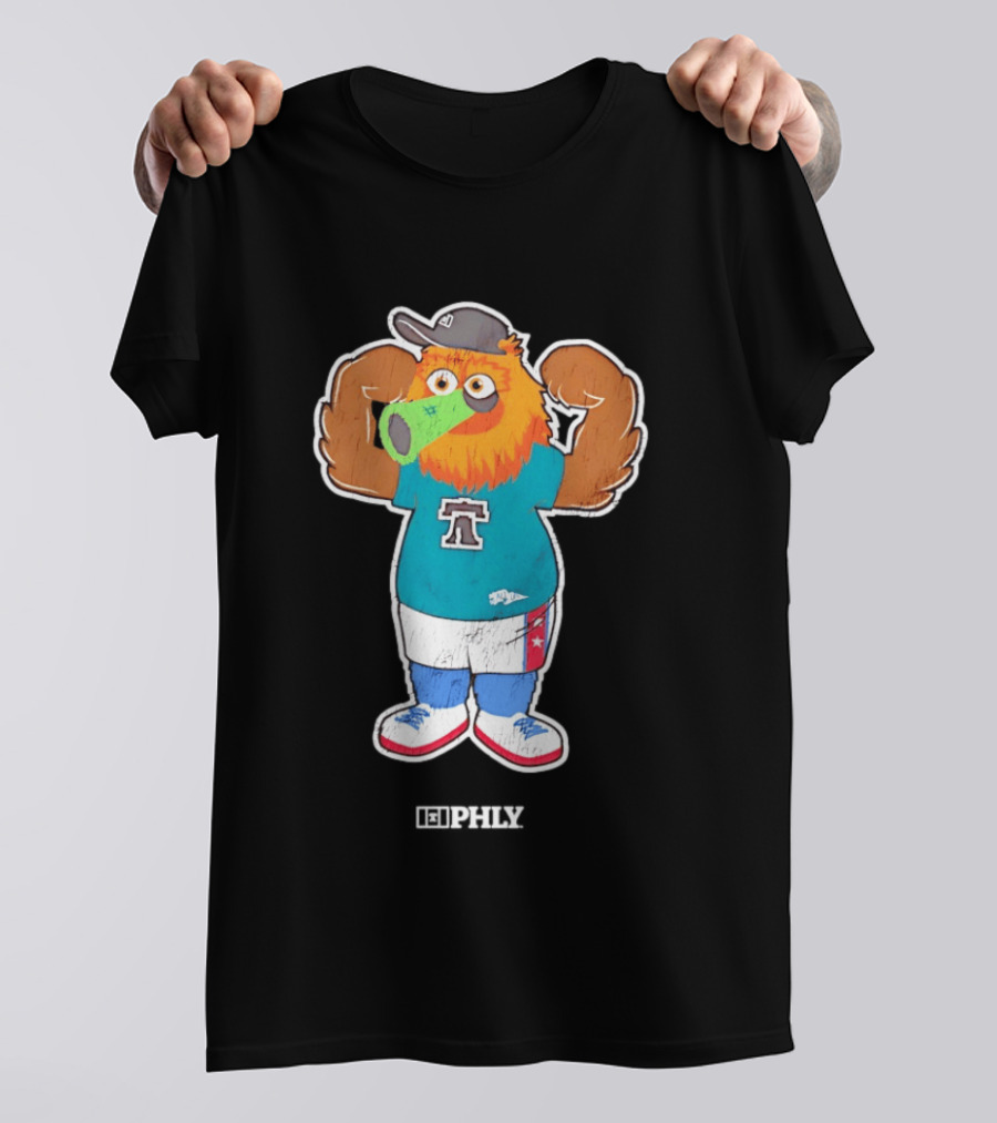 Phillie Phanatic Peashooter Phillies Eagles Plants Vs Zombies Mashup PHLY Fan T-Shirt