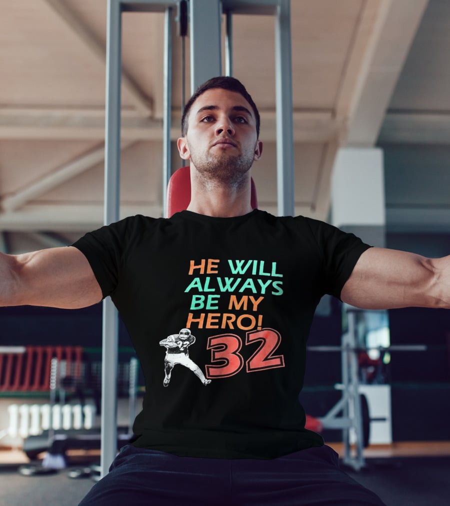 O J Simpson He Will Always Be My Hero 32 Buffalo Bills National Football League T-Shirt