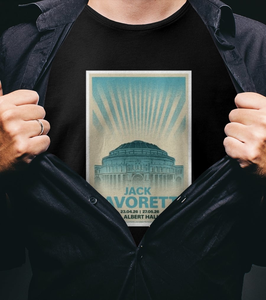 Jack Savoretti The Royal Albert Hall London Tour 23.04.26 27.05.26 T-Shirt