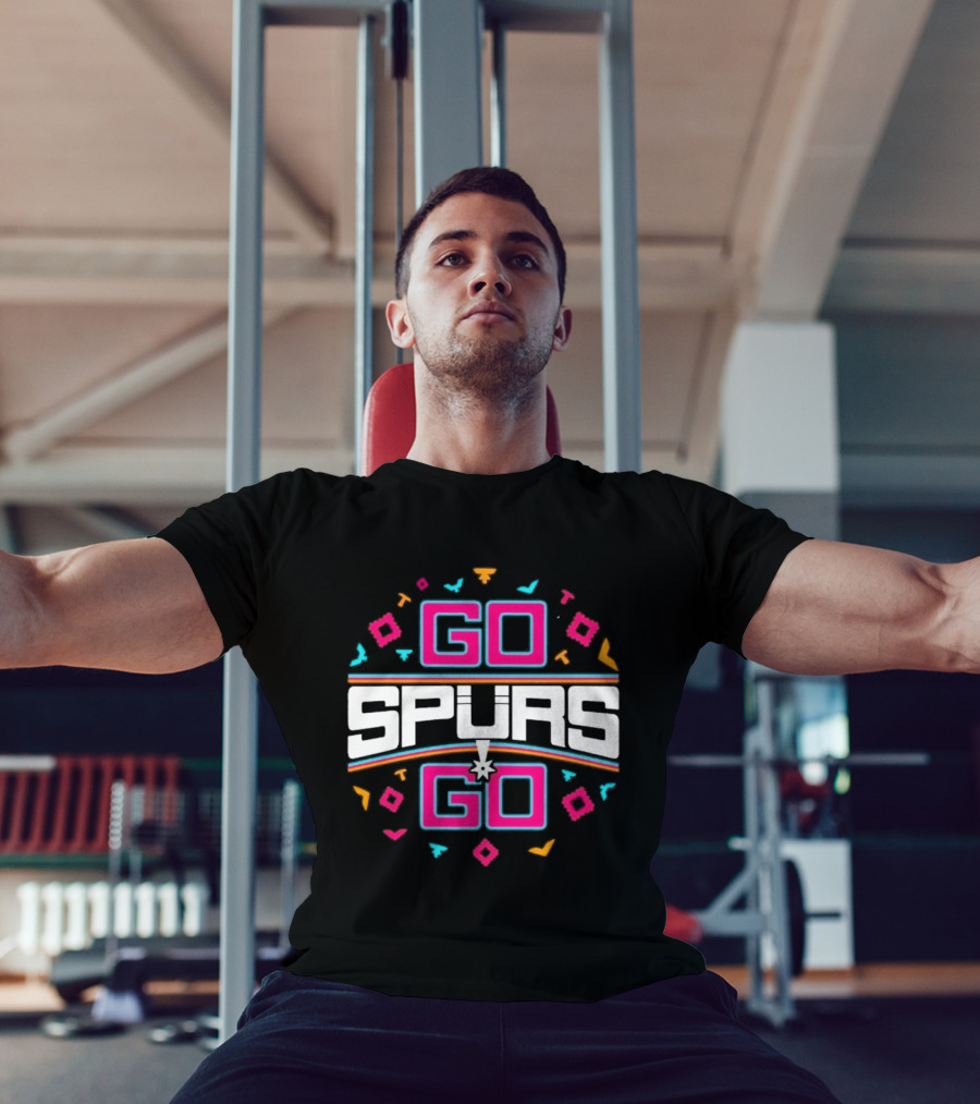 Go Spurs Go San Antonio Spurs NBA Team Spirit Celebration T-Shirt