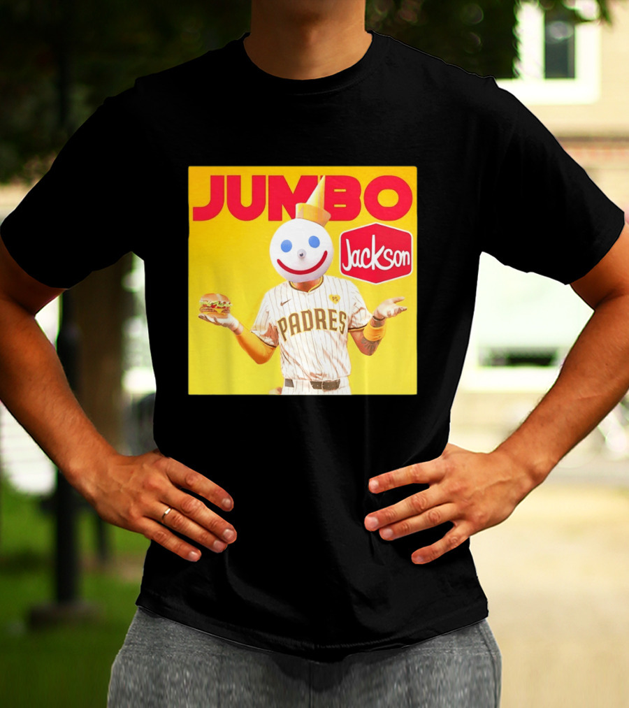 San Diego Padres MLB Jumbo Jack Jackson Collaboration T-Shirt