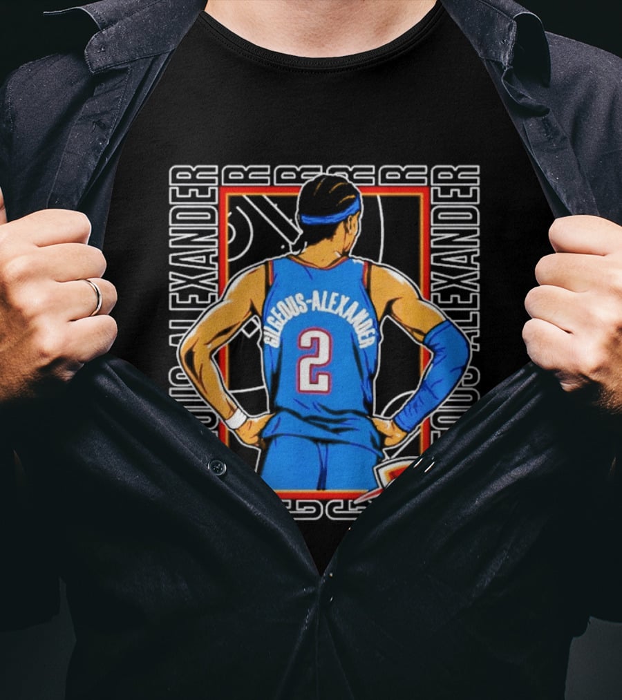 Shai Gilgeous Alexander 2 Oklahoma City Thunder NBA Gilgeous Alexander T-Shirt