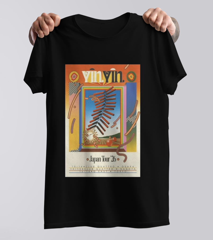 YinYin Japan Tour 2026 Club Quattro Osaka Nagoya Tokyo T-Shirt