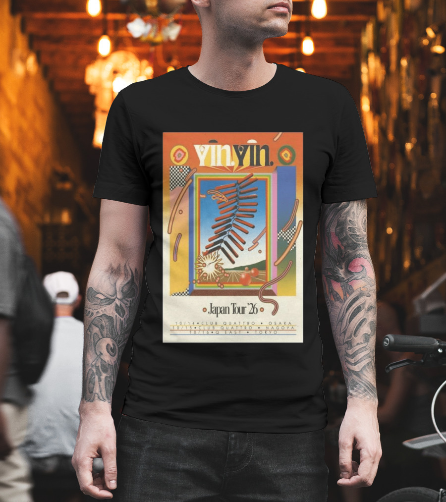 YinYin Japan Tour 2026 Club Quattro Osaka Nagoya Tokyo T-Shirt