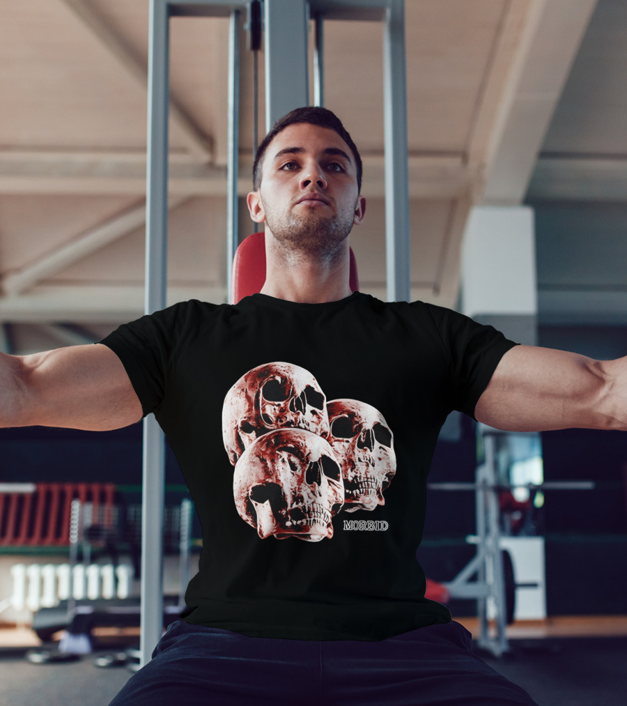Skulls Skeleton Bones Cranium Head Anatomy Morbid Horror Death Mortality Macabre Incognito T-Shirt