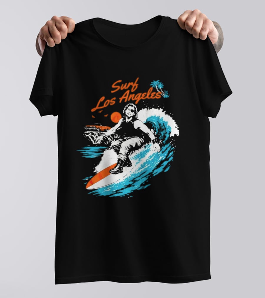 Surf Los Angeles Snake Plissken Escape From New York T-Shirt