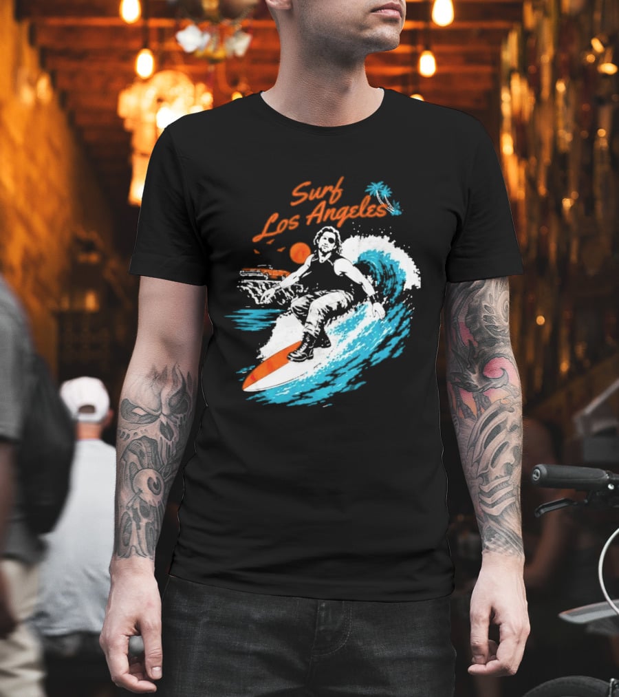 Surf Los Angeles Snake Plissken Escape From New York T-Shirt