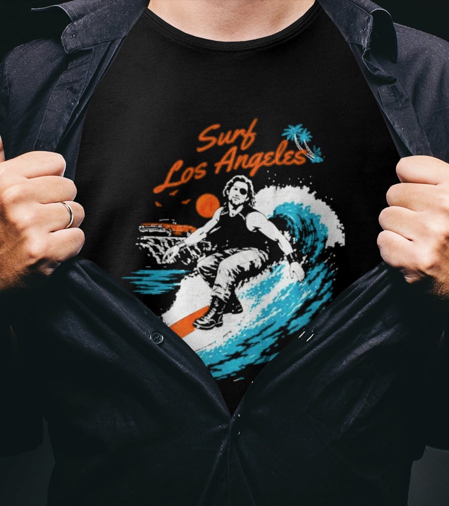 Surf Los Angeles Snake Plissken Escape From New York T-Shirt