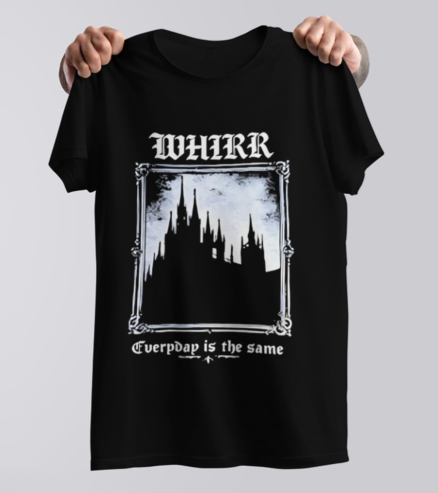 WHIRR Everyday Is The Same Gothic Castle Scene T-Shirt