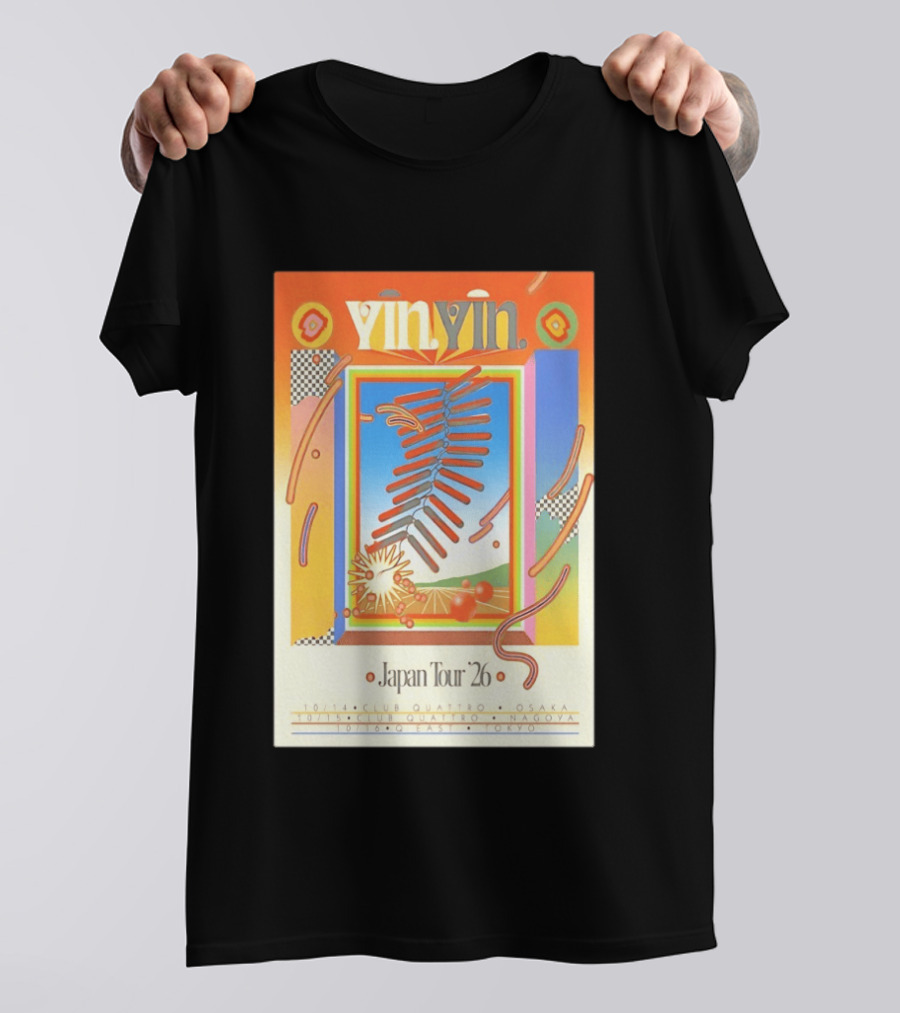 Yin Yin Japan Tour 26 Club Quattro Osaka Nagoya Q East Tokyo T-Shirt