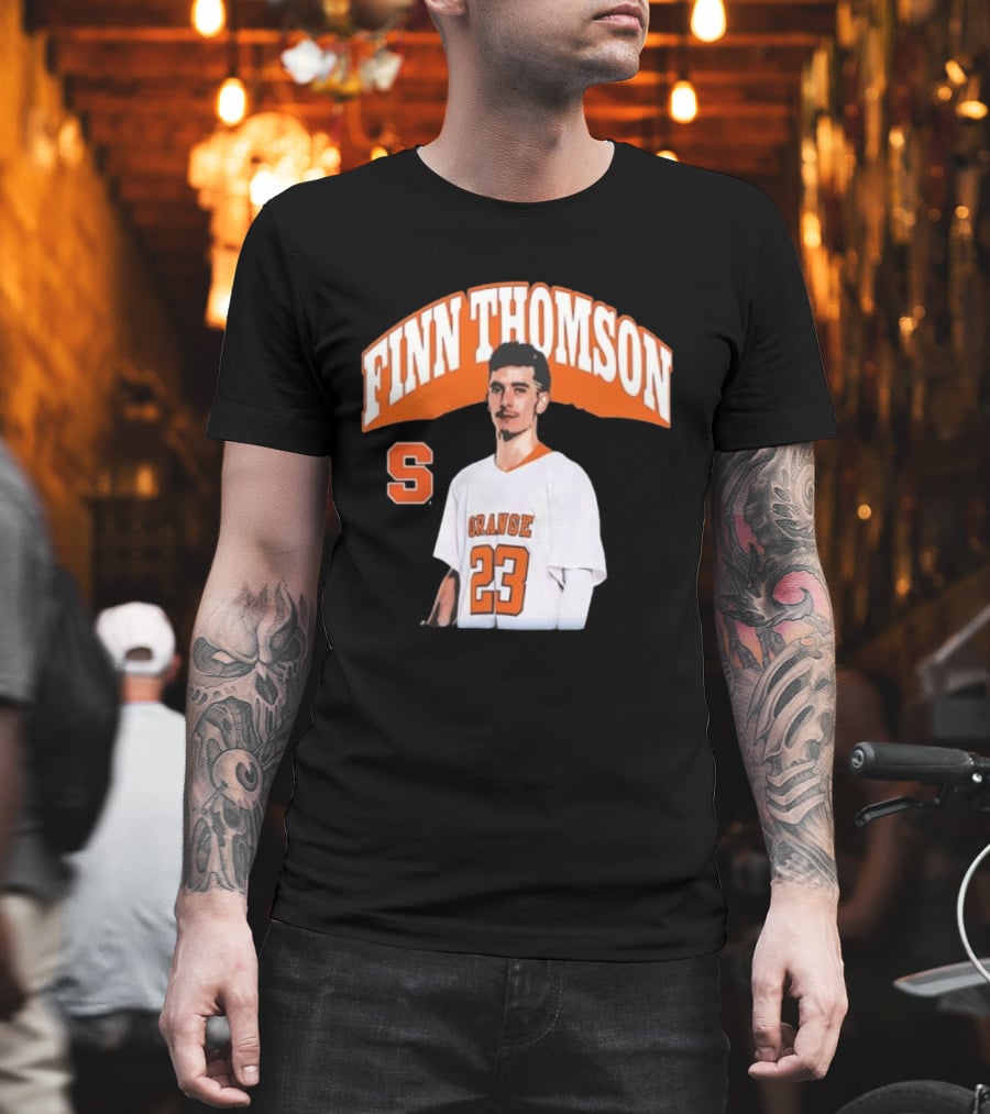 Syracuse Orange Lacrosse Finn Thomson Number 23 T-Shirt