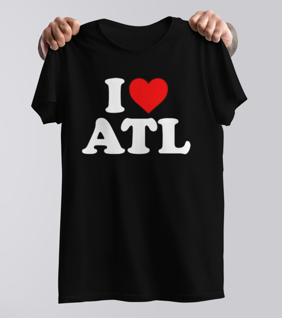 Atlanta Braves I Heart ATL Baseball Team T-Shirt