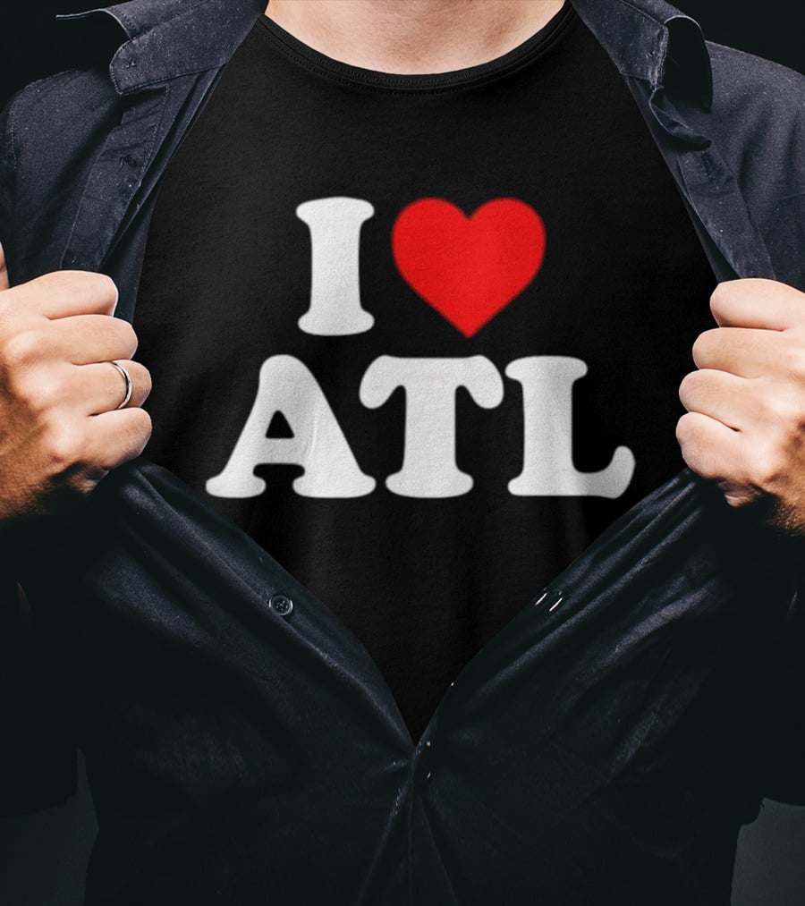 Atlanta Braves I Heart ATL Baseball Team T-Shirt