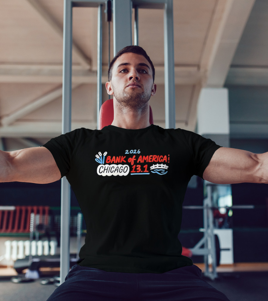 2026 Bank Of America Chicago 13.1 Bridge Cat Tails Athletic T-Shirt