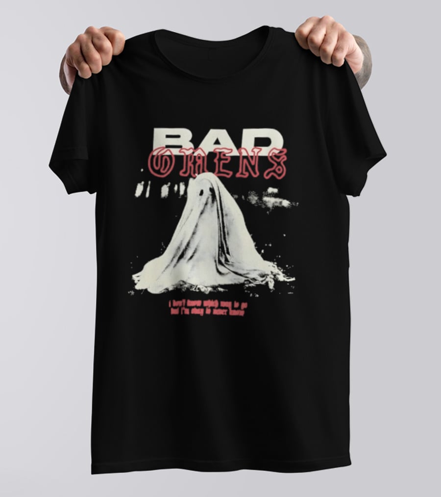 Bad Omens Ghost I Don't Know Which Way To Go But I'm Okay To Never Know T-Shirt