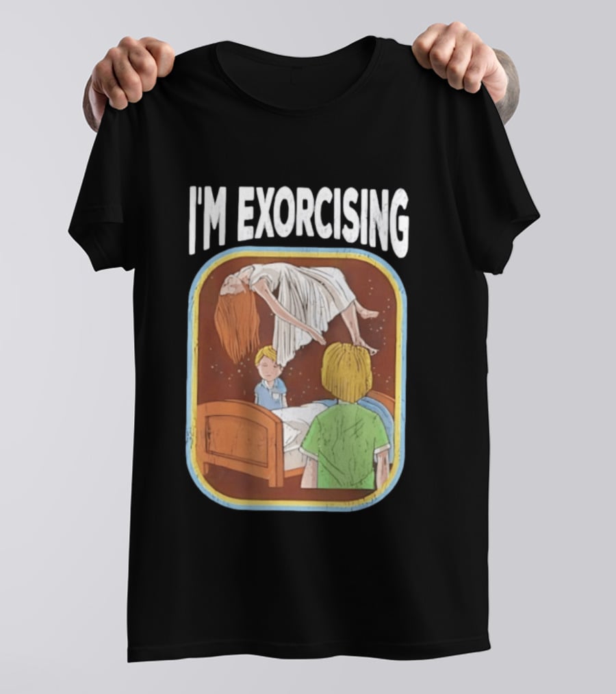 I'm Exorcising NJ Horror Paranormal Child Scene T-Shirt