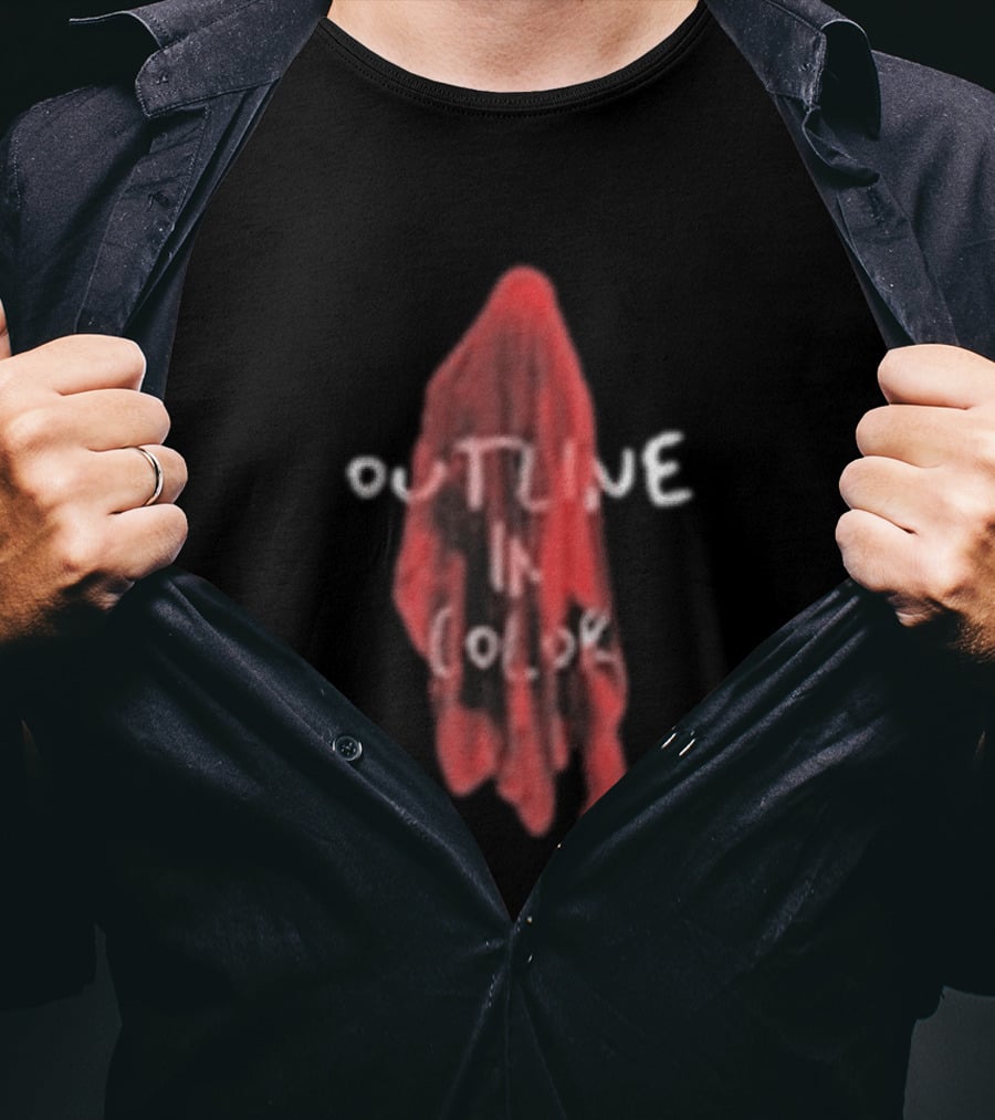 Outline In Color Coast Is Clear Ghost T-Shirt