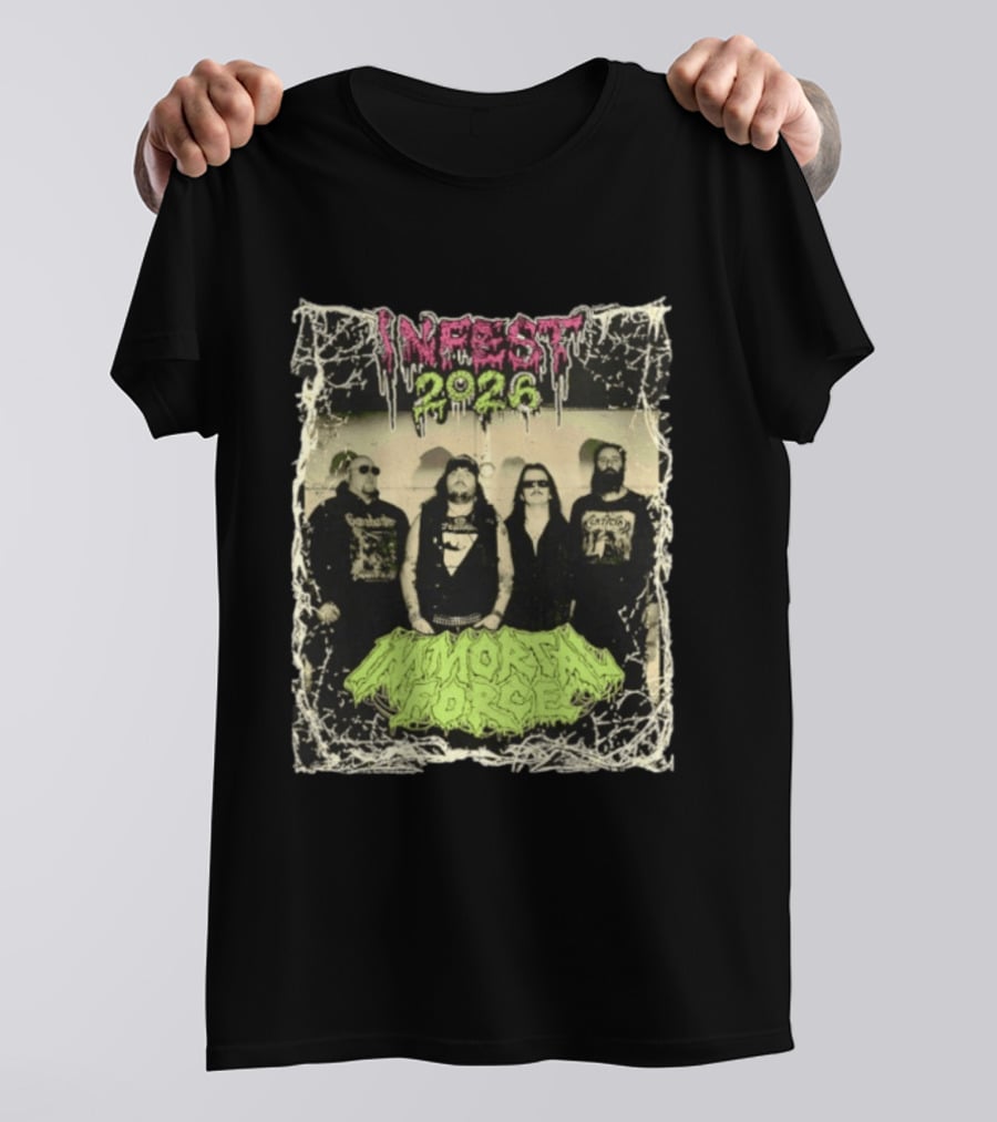 Infest 2026 Death Metal Canada Immortal Force Band T-Shirt