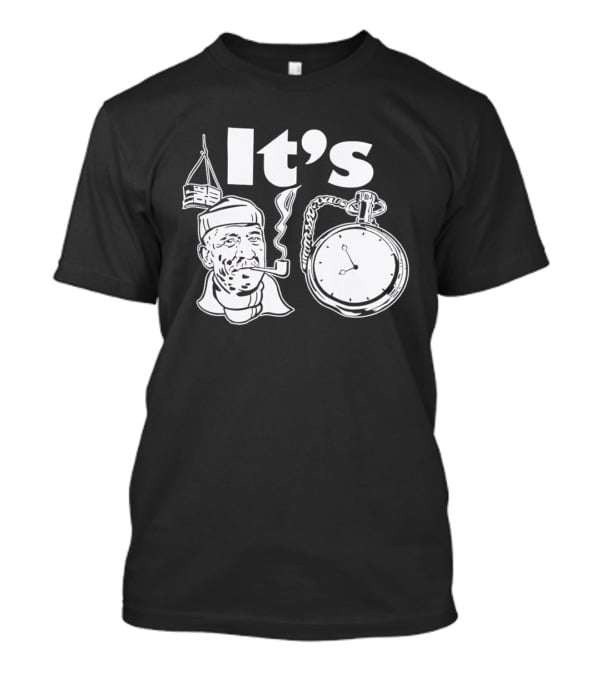Popeye Crane Hook Time Smoking Pipe T-Shirt