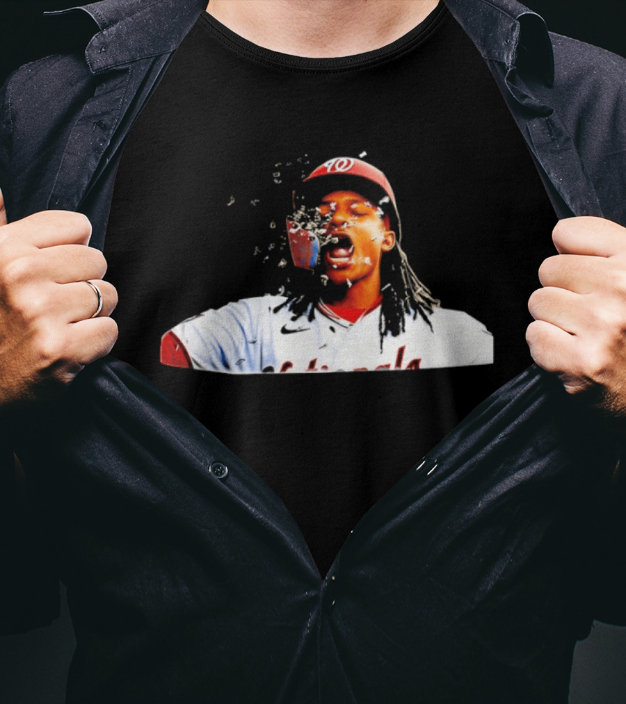 Jacob Young CJ Abrams Washington Nationals Baseball Player T-Shirt