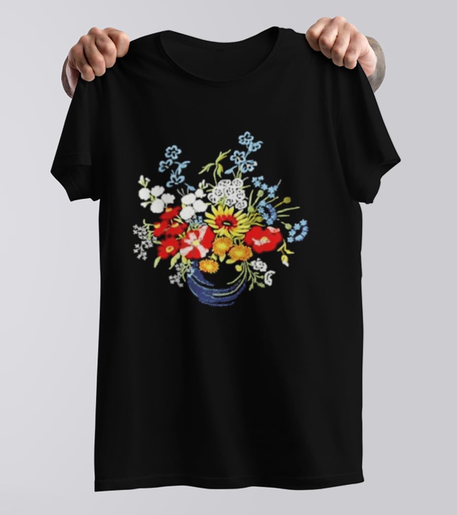 Paige Bueckers Embroidered Floral OKC T-Shirt