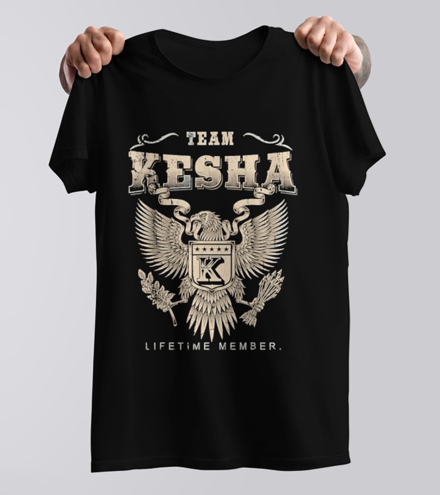 Team Kesha Lifetime Member Eagle T-Shirt