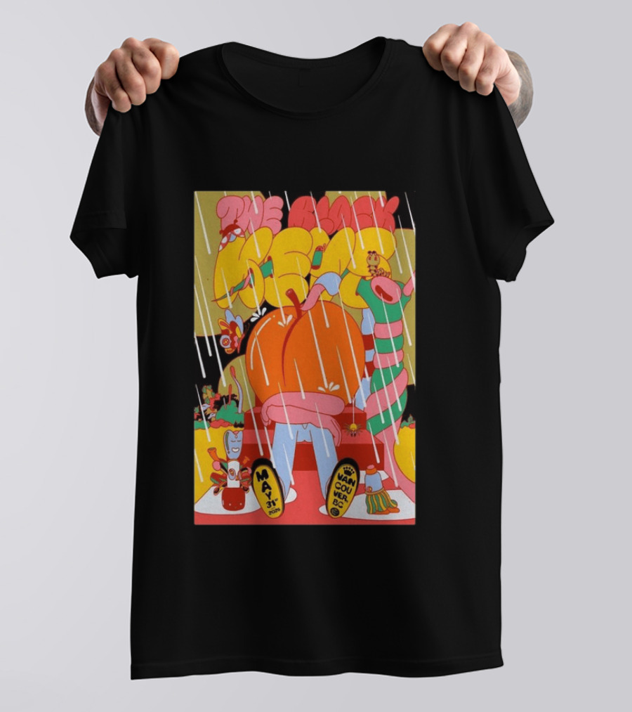 The Black Keys Vancouver May 31 2026 Concert Psychedelic Rain T-Shirt