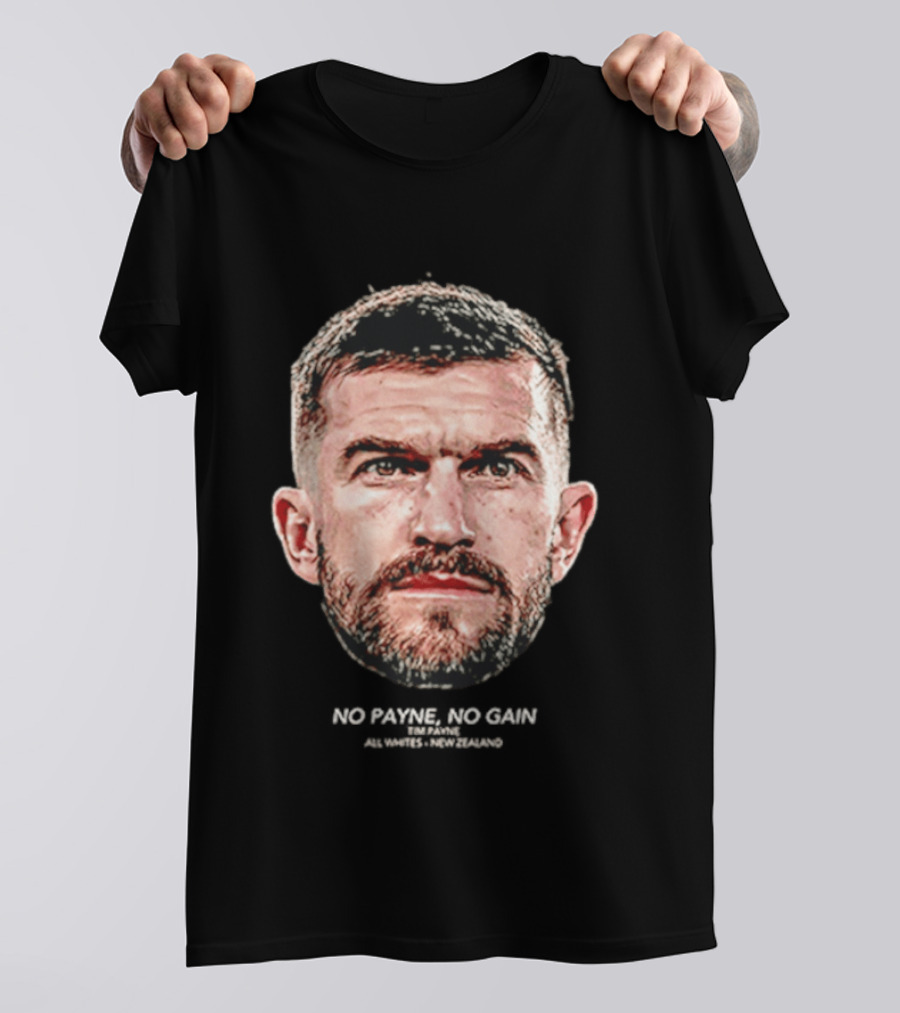Tim Payne Wellington Phoenix No Payne No Gain Big Head T-Shirt
