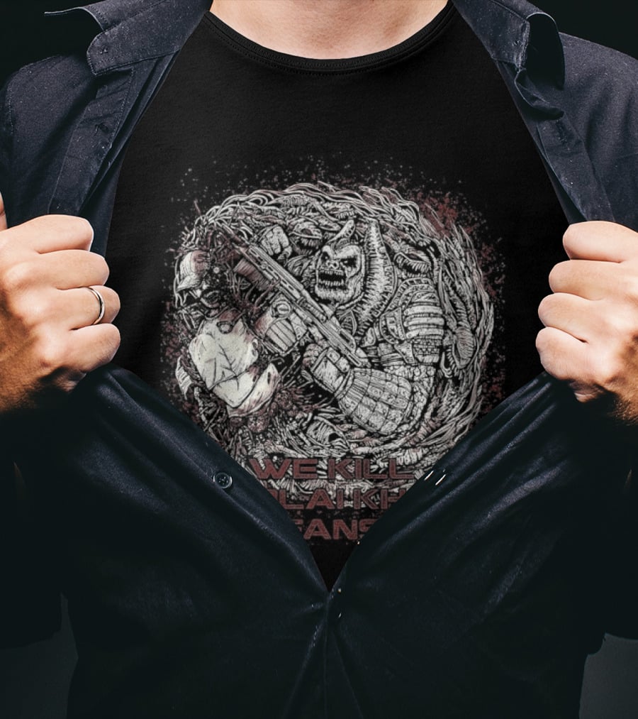 We Kill Kublai Khan Fans Viscera Crown T-Shirt