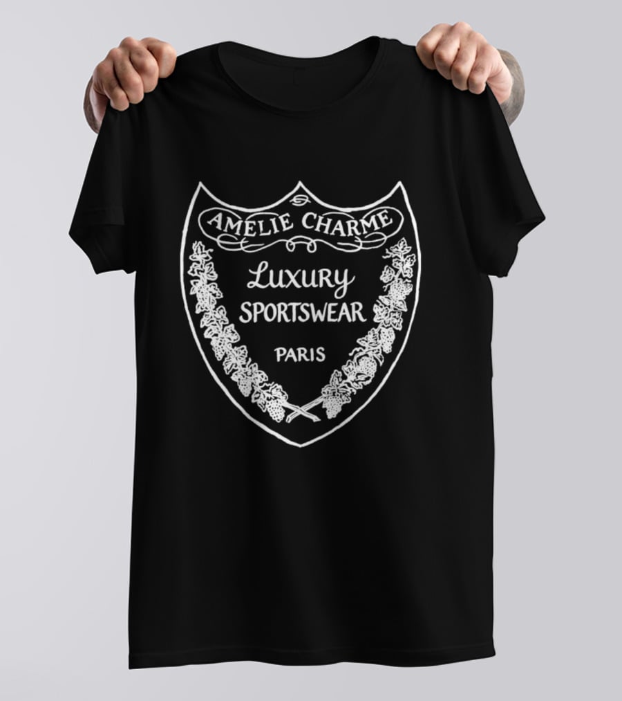 Amelie Charme Luxury Sportswear Paris Elegance T-Shirt