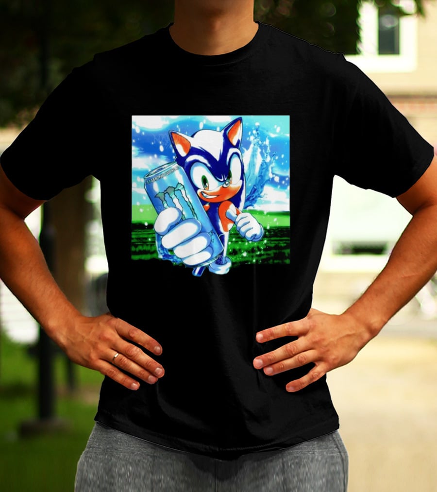 Mamono World Hedgehog Monster Energy T-Shirt