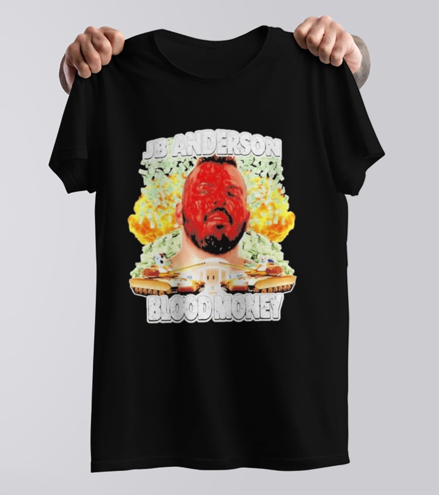 JB Anderson Bloodmoney 90s Bootleg Explosion Cash Tanks T-Shirt