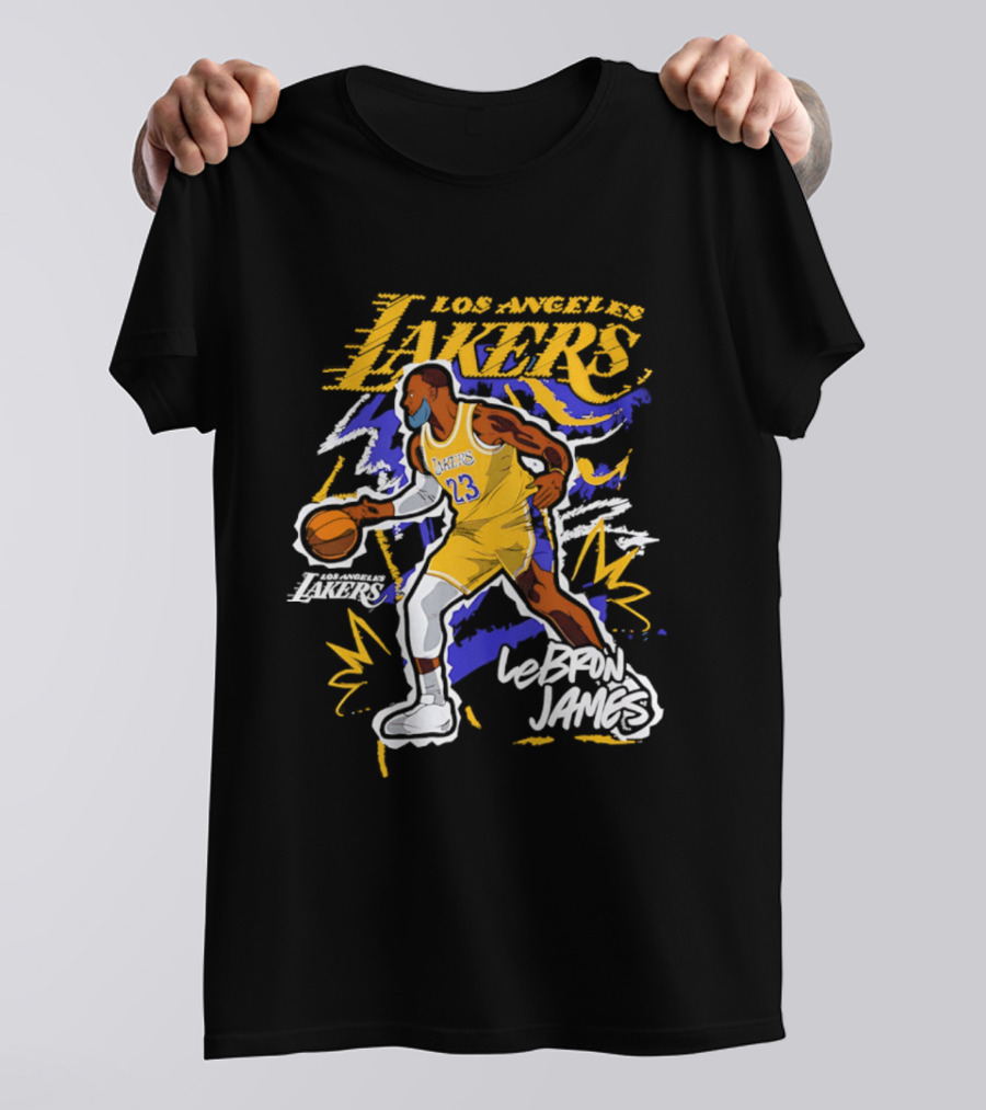 LeBron James Los Angeles Lakers Basketball T-Shirt