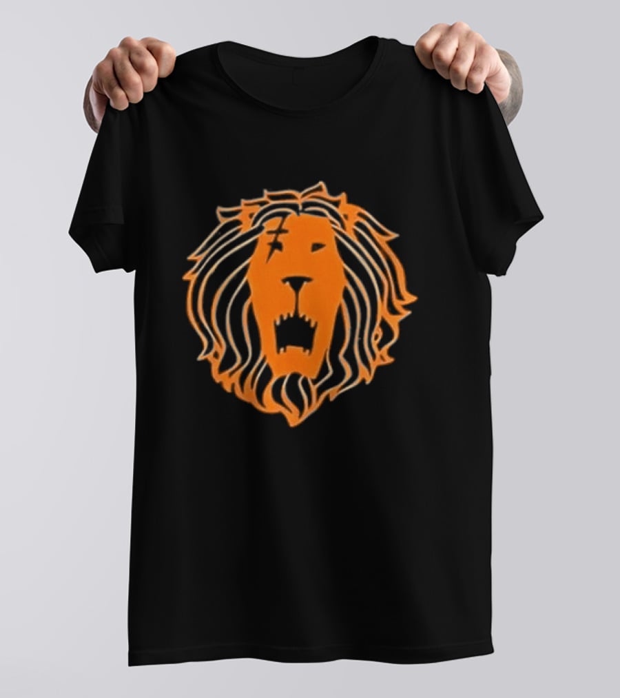 Lion Pride Seven Deadly Sins Rugged Roaring Face T-Shirt