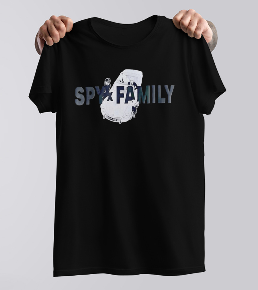 SPY X FAMILY Loid Yor Anya Bond Car Adventure T-Shirt