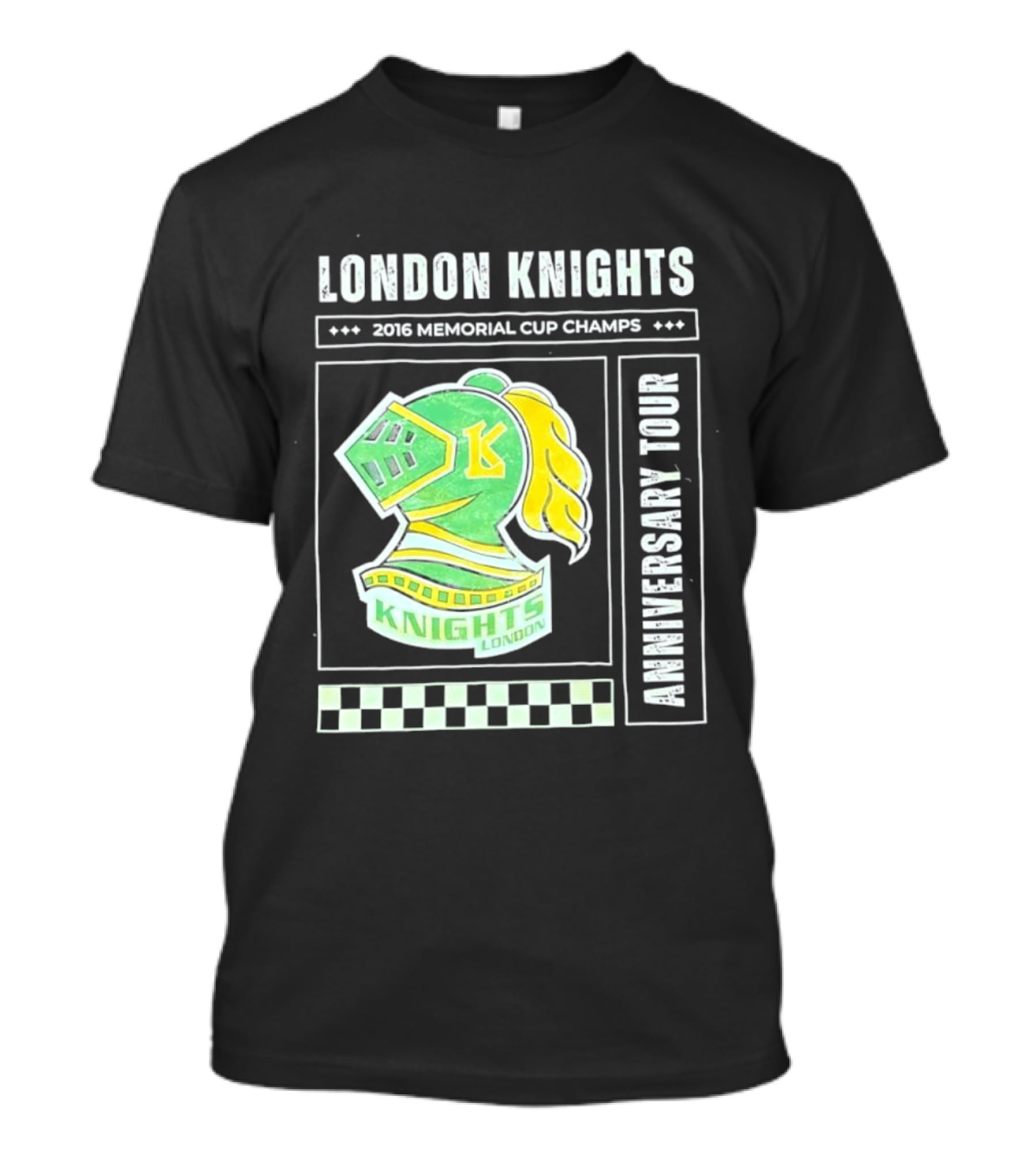 London Knights 2016 Memorial Cup Champs Anniversary Tour T-Shirt