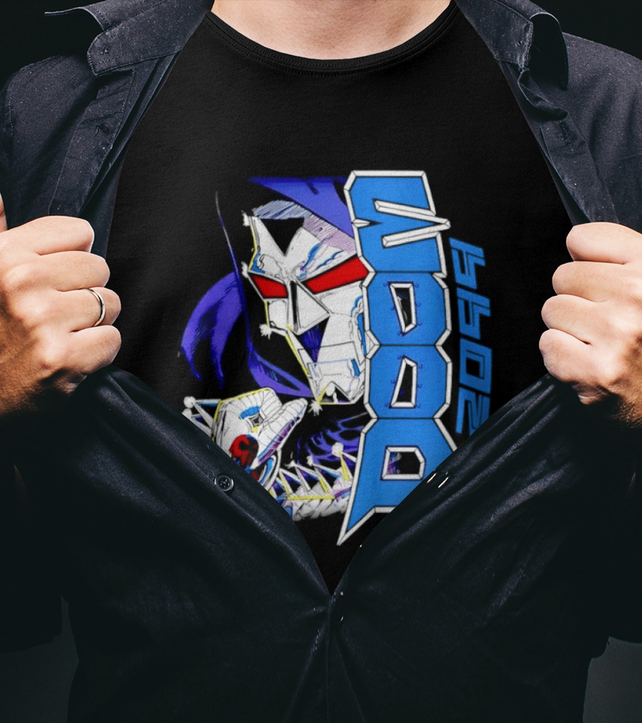 Marvel Comics Doctor Doom 2099 Blue Armor T-Shirt