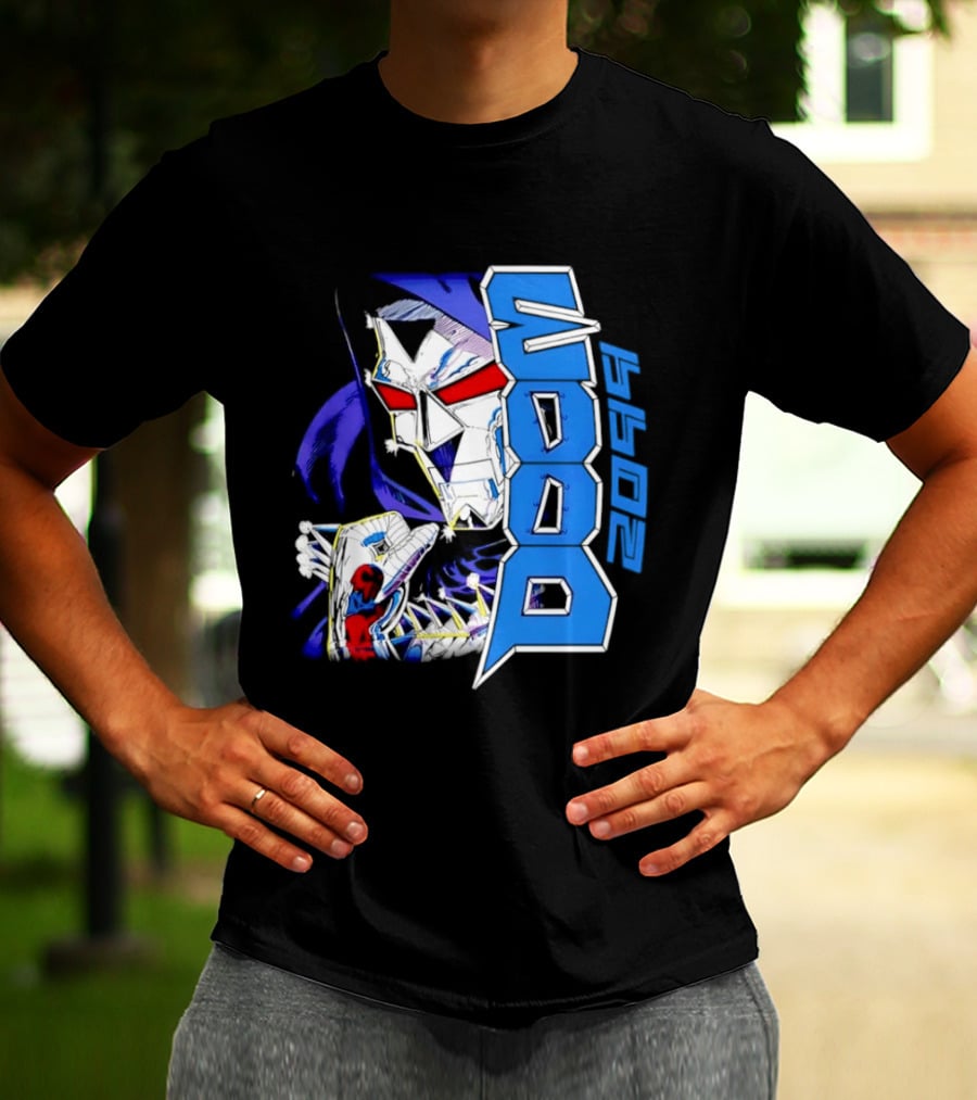 Marvel Comics Doctor Doom 2099 Blue Armor T-Shirt