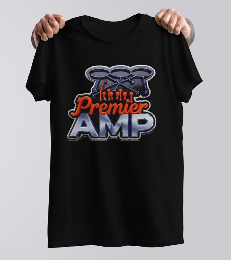 Premier AMP Drumsticks Football T-Shirt
