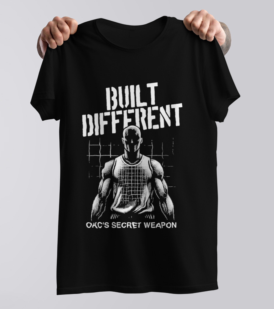 Built Different OKC's Secret Weapon Basketball T-Shirt