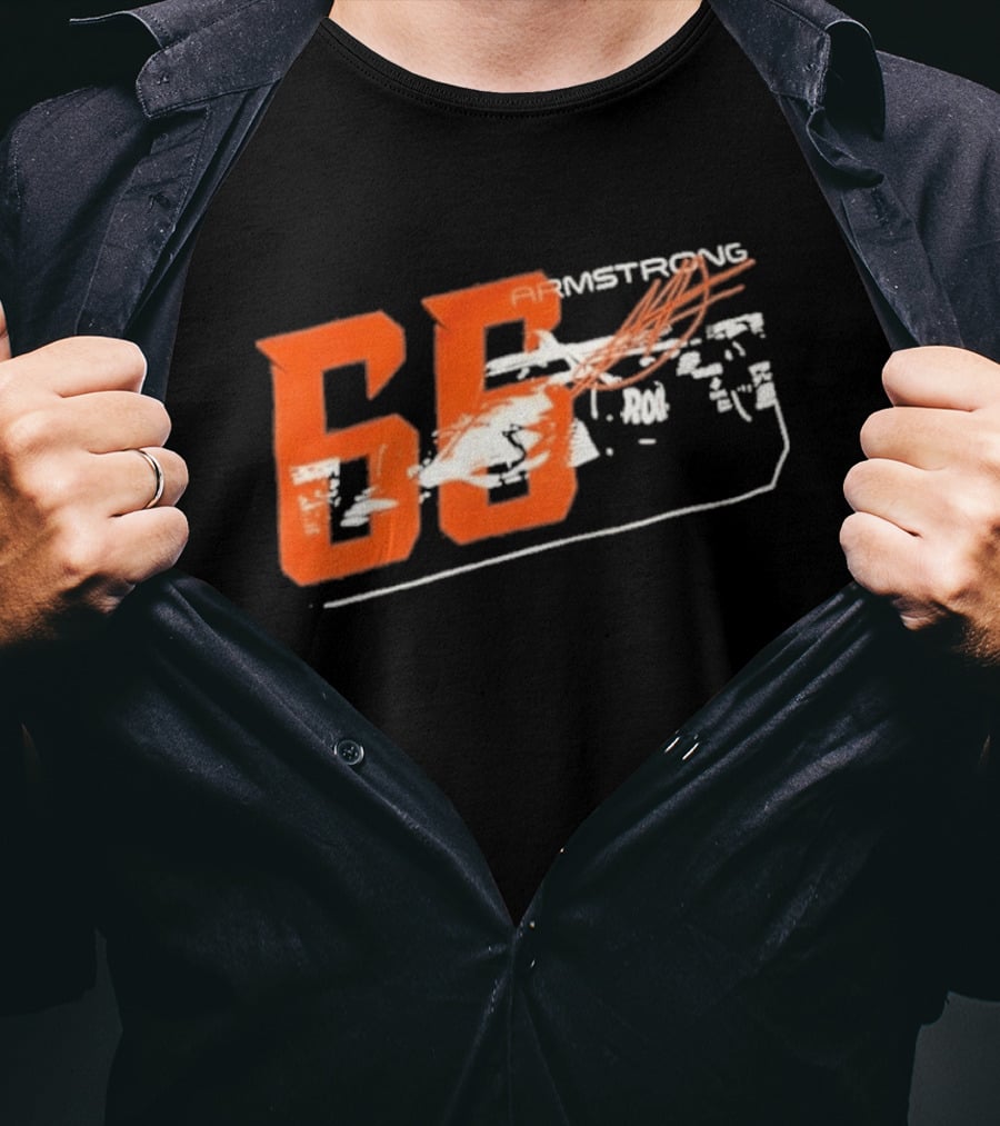 Armstrong 66 Racing Number With Dynamic Speed Lines T-Shirt
