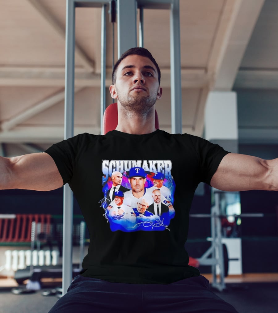 Skip Schumaker Texas Baseball Collage T-Shirt