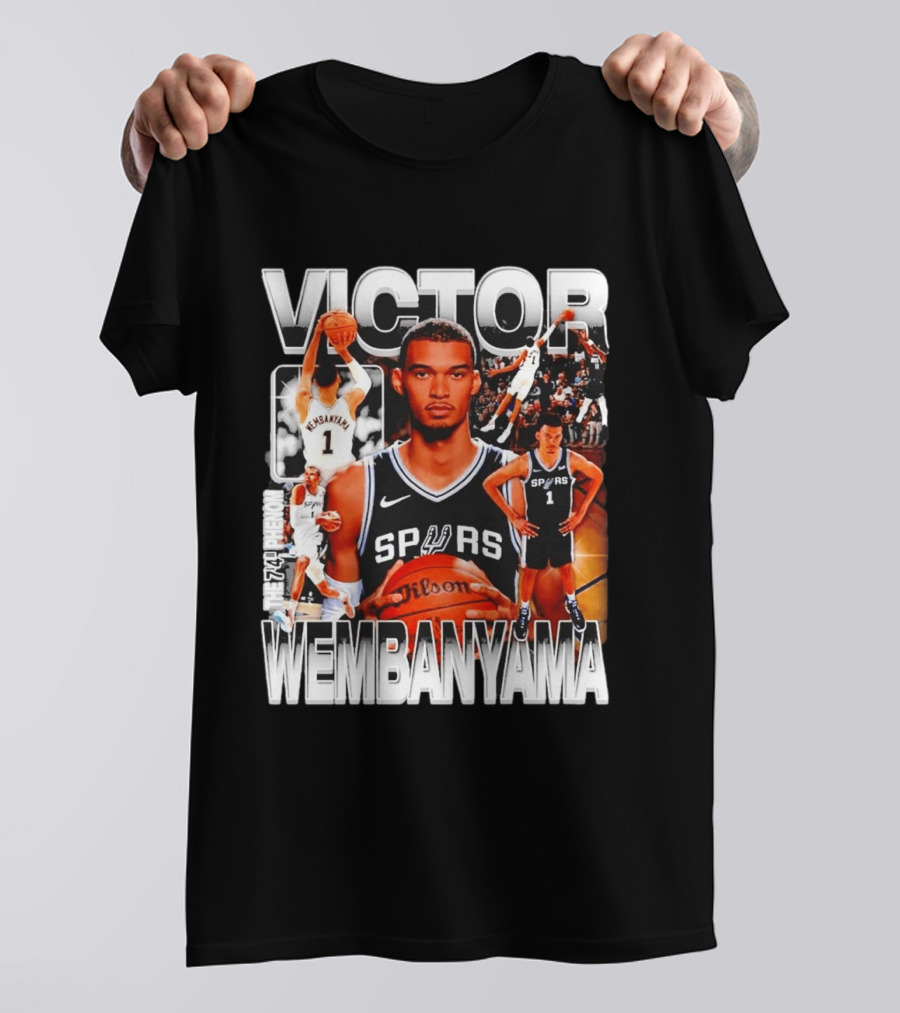 Victor Wembanyama Spurs Phenom Basketball Player T-Shirt