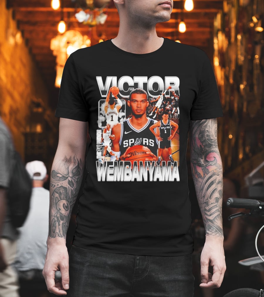 Victor Wembanyama Spurs Phenom Basketball Player T-Shirt